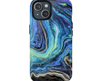 Tough Magnetic Phone Cases, Abstract Art Cases, Durable Phone Covers, Phone Accessories, Van Gogh Marble Phone Case