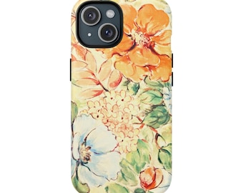 A Tough Magnetic Cases/floral magnetic case iphone 16/iphone 15/iphone 14/Samsung Galaxy S24