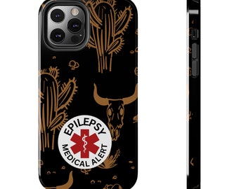 Epilepsy Medical alert Tough Phone Cases