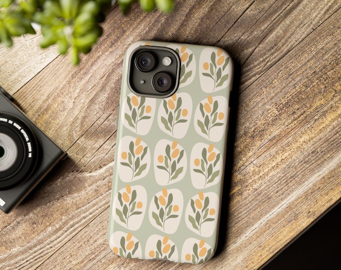 Floral Phone Case - Tough Cases, Stylish Phone Cover, Gifts for Her, Trendy Tech Accessories, Seasonal Decor