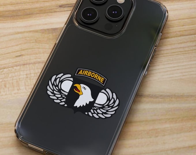 Clear Phone Case airborne with wings iphone samsung
