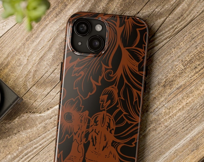 Vintage Cowboy Boots Phone Case: Impact Resistant Western Design
