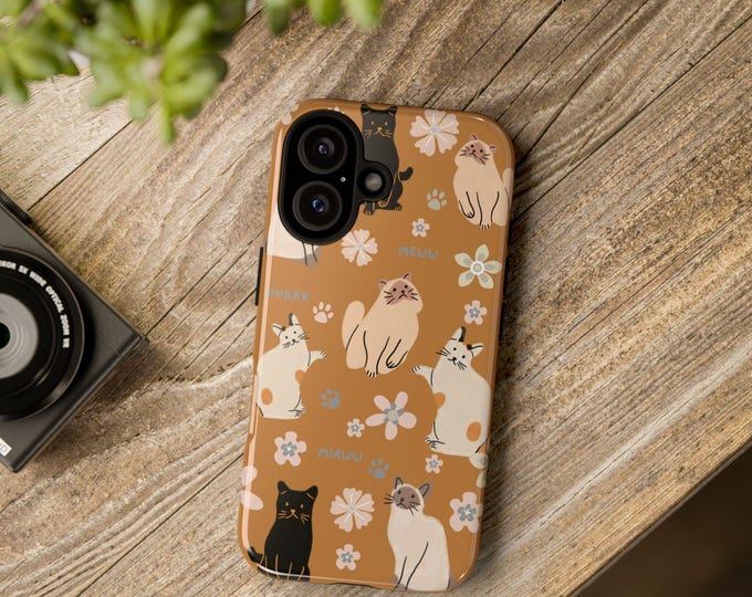 Cat Lover Phone Case Tough Case | iPhone Samsung Google Pixel