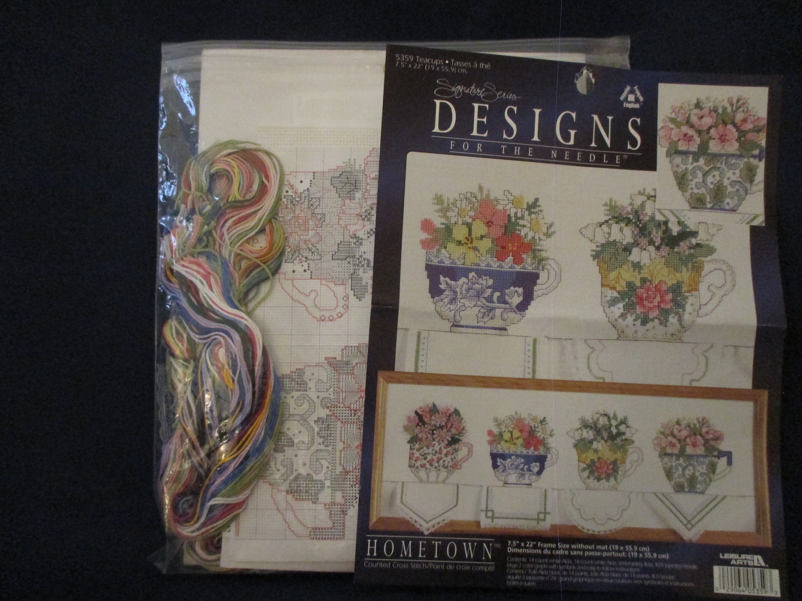 Teacups Cross-stsitch Kit by Signature Series Designs for the Needle - Etsy