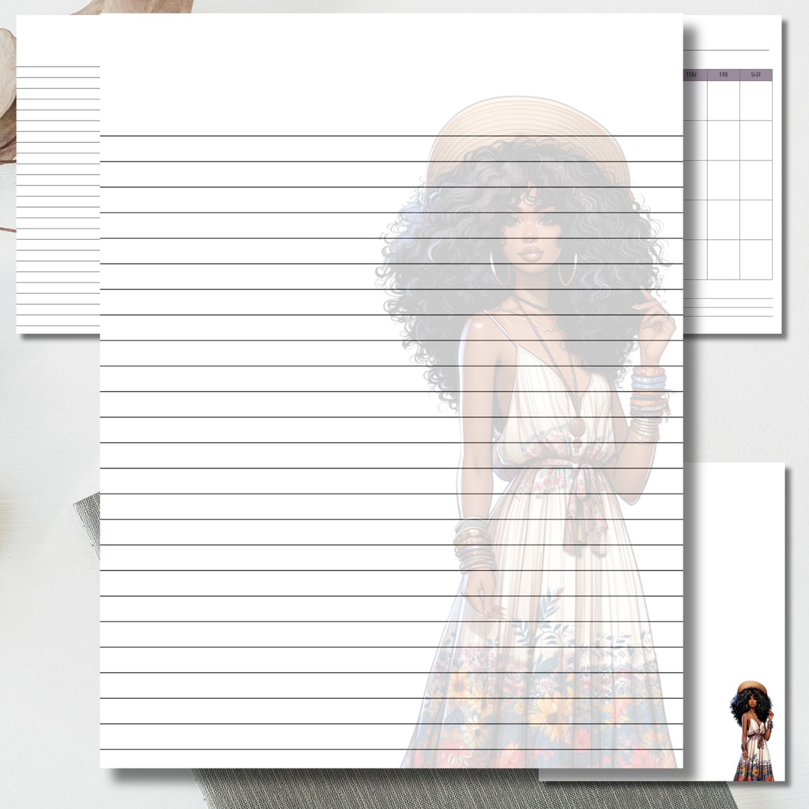 Printable Daily Desk Sheets 5 Single Page Daily Desk Planner Planner ...