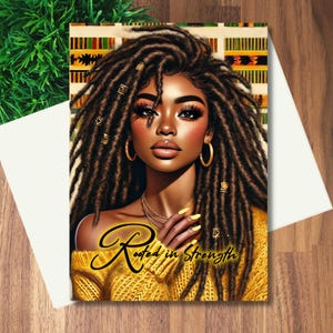 Cartão de Afirmação de Namoradas de Galentines | Cartão de Saudação de Menina Negra | Download Digital | Cartão para Imprimir | Enviar por Texto, E-mail, Imprimir em Casa