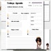 Printable Daily Desk Sheets 5 Single Page Daily Desk Planner Planner ...