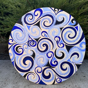 Blue Swirls and Whirls