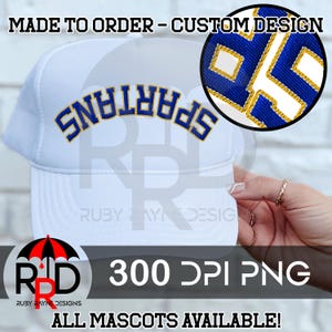 Auf dem Kopf stehende FAUX Patch Words PNG für Sub- und DTF-Drucke, 300 dpi, Zoll verfügbar, benutzerdefinierte Maskottchen Faux-Stickerei, perfekt für Hüte und T-Shirts