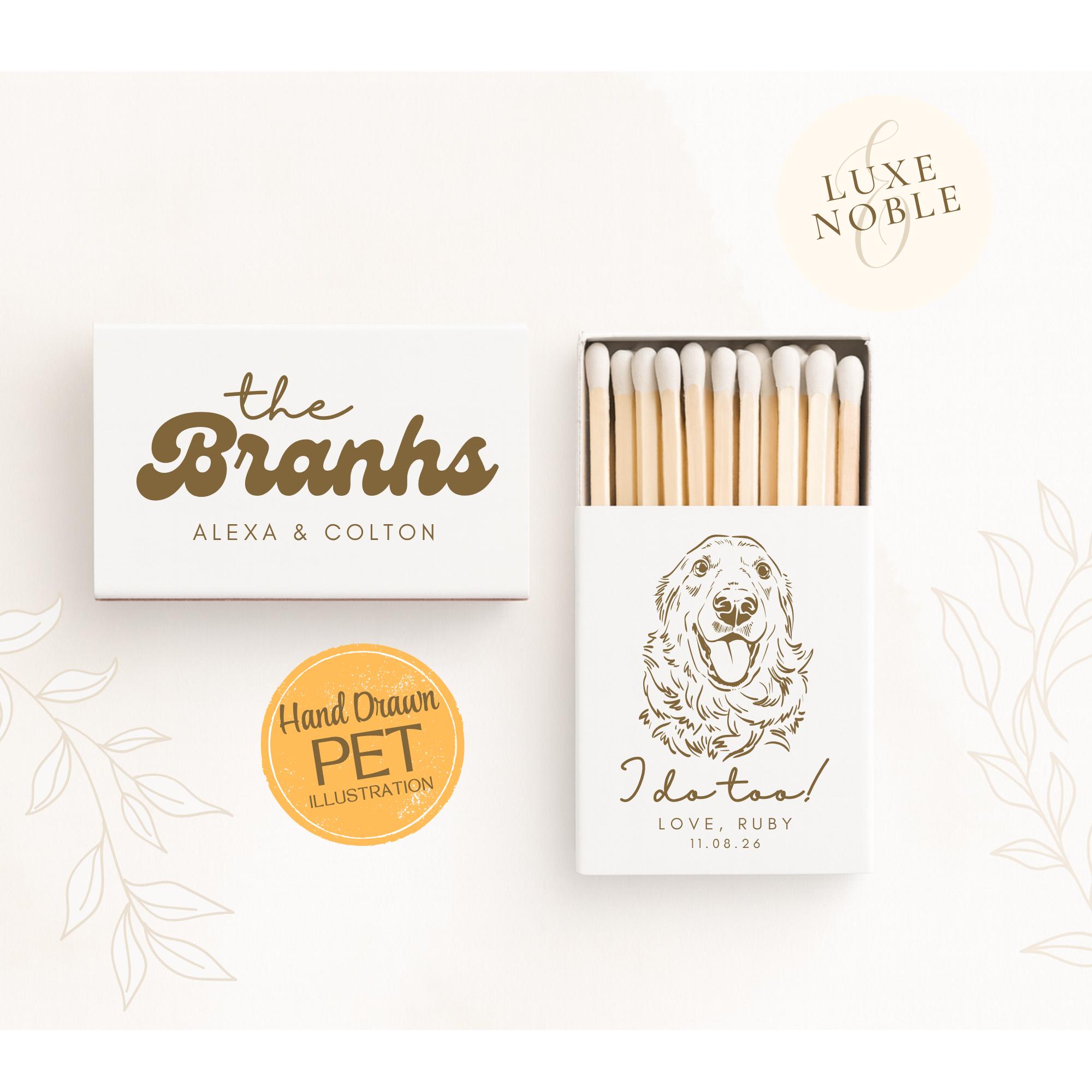 Custom Wedding Matchbox
