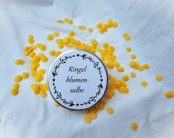 Ringelblumensalbe, handgemacht