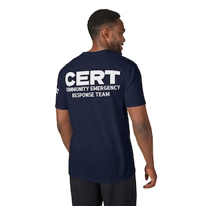 CERT Community Emergency Response Team T-Shirt | Volunteer Safety Tee