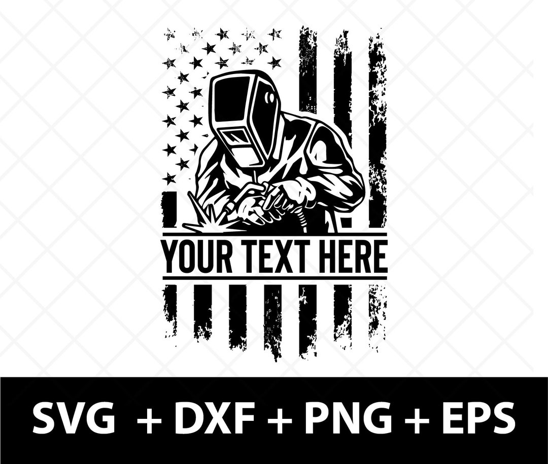 Welder SVG, Welder Split Monogram Name Svg, Welder Png, Welder Clipart