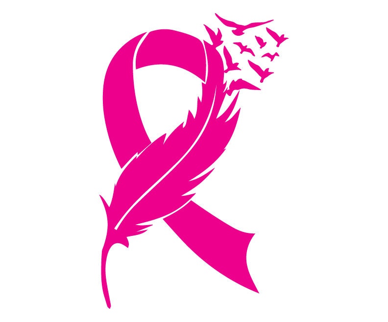 Awareness Ribbon Svg Cancer Awareness Ribbon Svg Breast - Etsy
