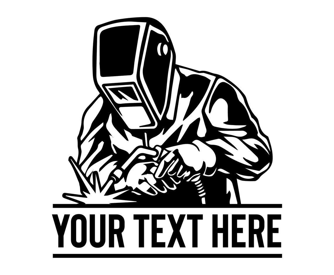 Welder SVG Welder Split Monogram Name Svg Welder Png Welder Etsy