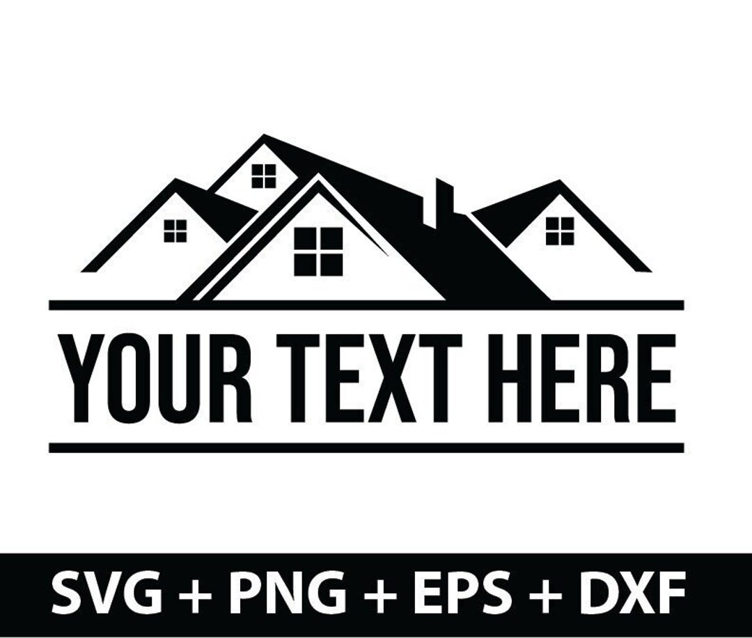 House Svg, House Roof Frame Svg, House Roofing Svg, House Clipart