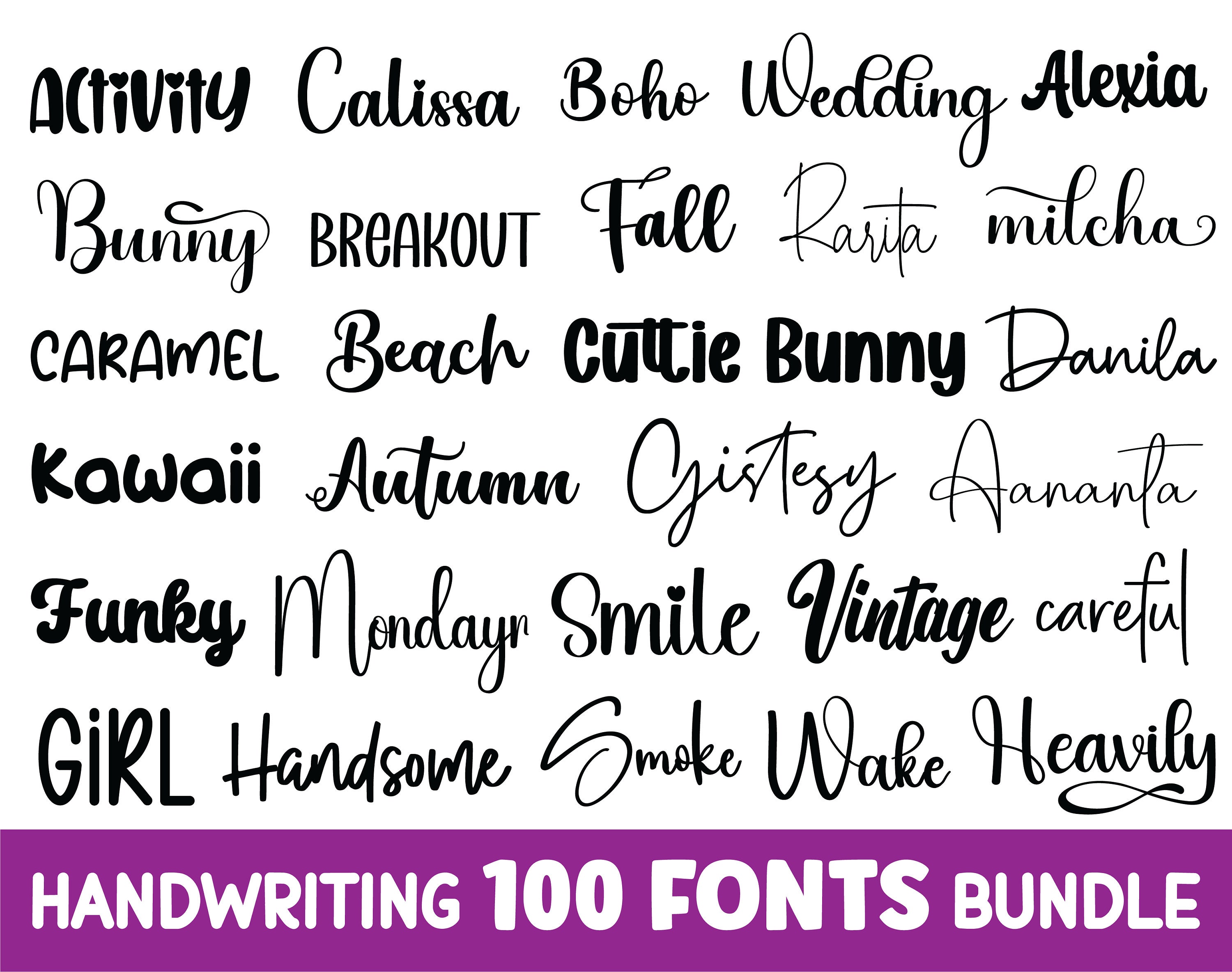 Best Calligraphy Fonts for Cricut