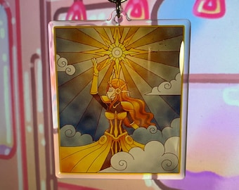 League of Legends Diana x Leona Keychain