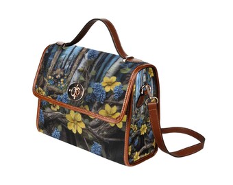 Faux Embroidered Baby Wolverine Waterproof Handbag