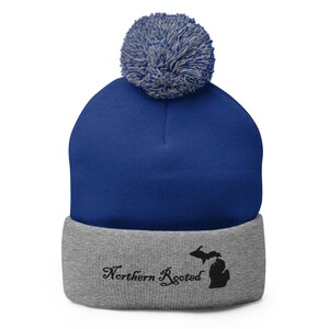 Northern Rooted Michigan Beanie with Ball