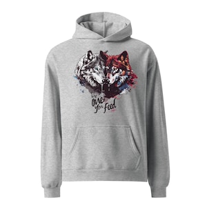 Märchen von zwei Wölfen Hoodie