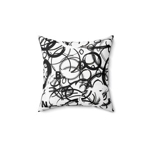 Spun Polyester Square Pillow
