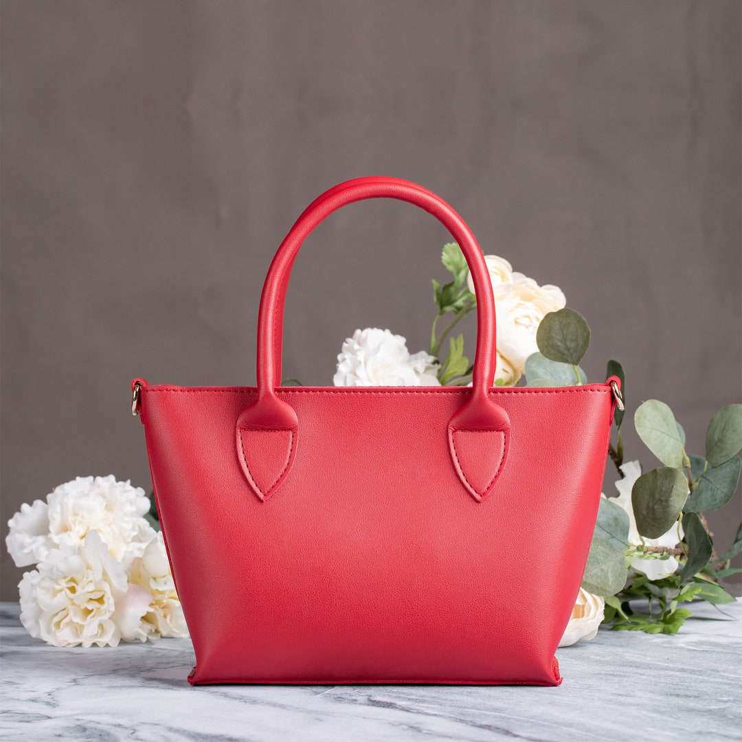 Vegan Leather Fairy Tale Handle Bag for Women Simple Shoulder Casual