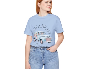 Herz wie ein LKW-T-Shirt, Laineysponsor T-Shirt, Western T-Shirt