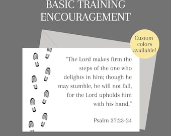 Military Basic Training Encouragement Cards - Army, Navy, Air Force ...