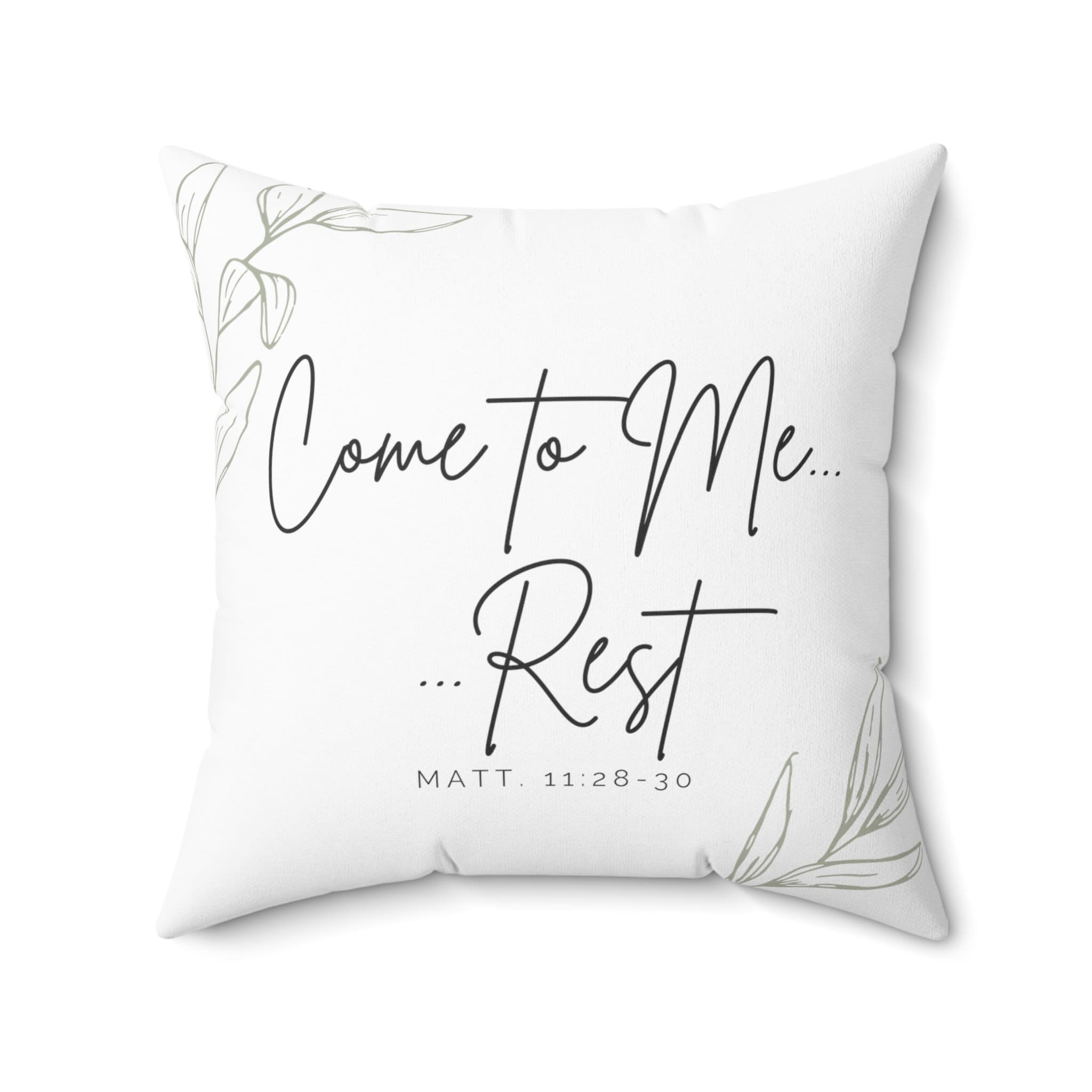 Come To Me Rest Matthew 11 28 30 Printed Scripture Pillow Bible come-to-me-rest-matthew-11-28-30-printed-scripture-pillow-bible