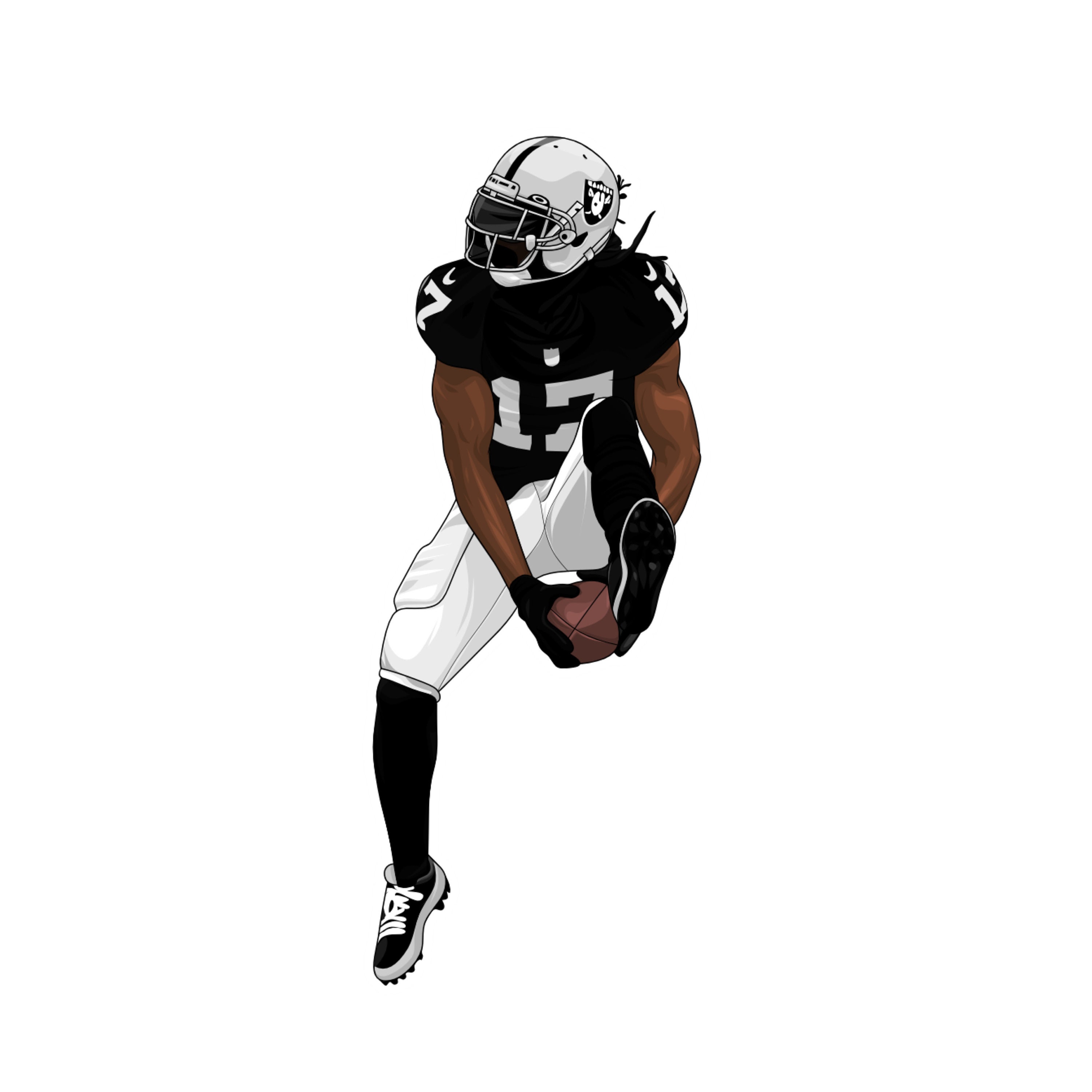 Photo Dédicacée Pré-imprimée Davante Adams #11 - Affiche Montée Souvenir NFL