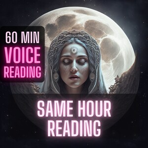 Same Hour Reading, 1 Hour Psychic Reading, 3 Question Tarot Reading, Psychic Reading, Accurate Predictions, Psychic Career Reading