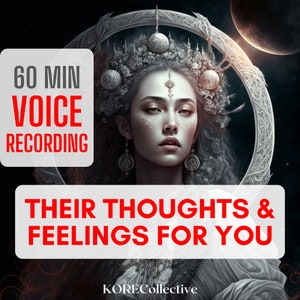 60-Minute Voice Recorded Psychic Reading: Their Thoughts & Feelings