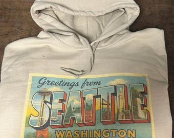 Vintage Seattle Retro Postcard