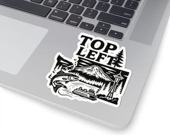 Top Left Washington State Sticker: PNW Vinyl Decal