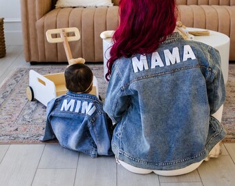 Mama and Mini Denim Jackets