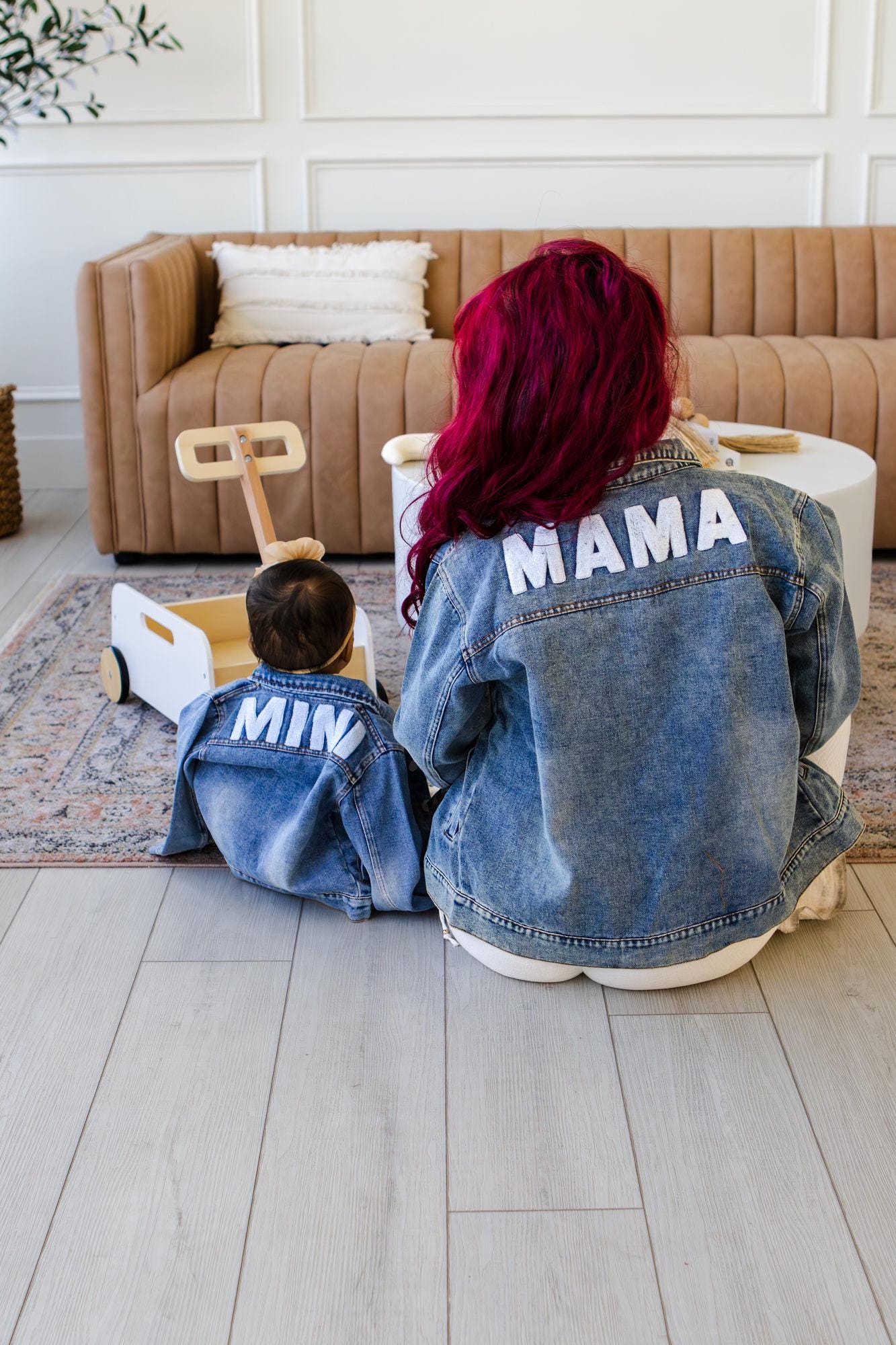 Mama and Me Denim Jacket - Etsy