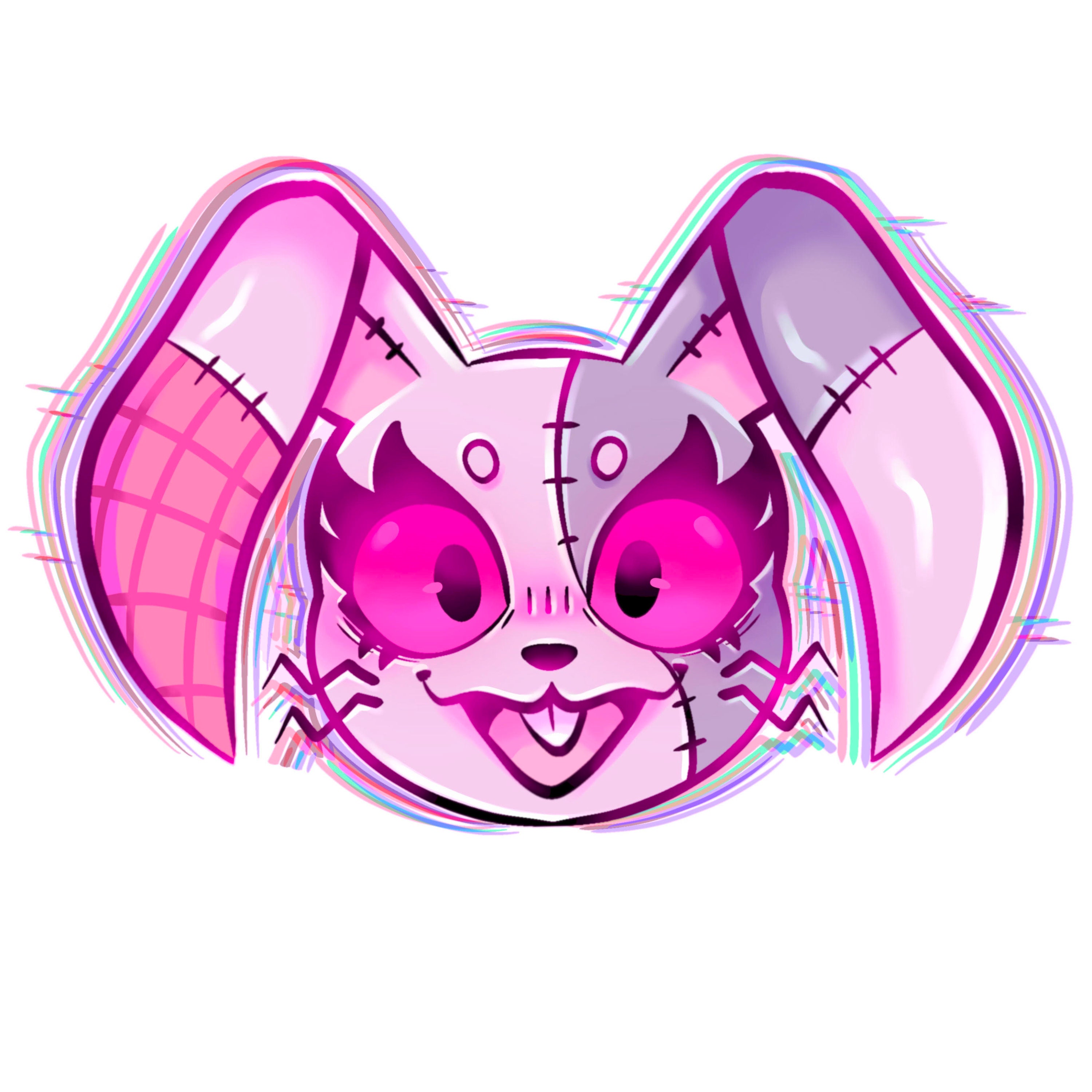 Glitched Vanny Sticker for Sale by BeeSweetPlease