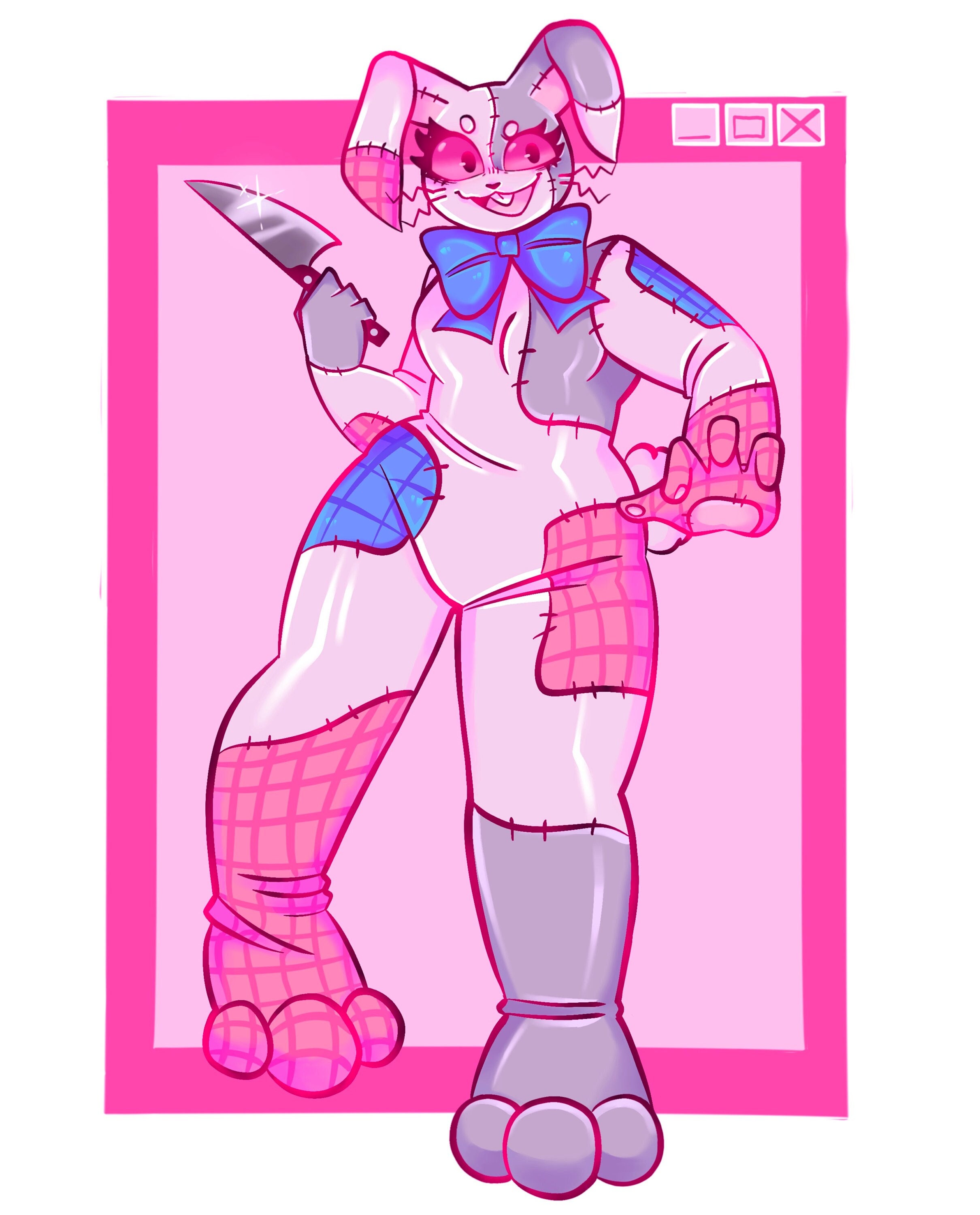 FNAF Funtime Chica Sticker for Sale by ChocolateColors