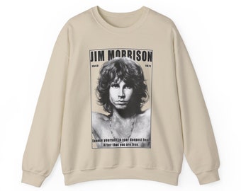 The Doors - Jim Morrison - quote - Unisex Heavy Blend™ Crewneck Sweatshirt, Art Print, Sweatshirt, tshirt, t-shirt, tee, gift