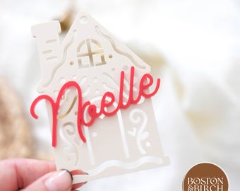 Personalized Nutcracker Ornament SVG, Custom Name Tag (Digital Download)