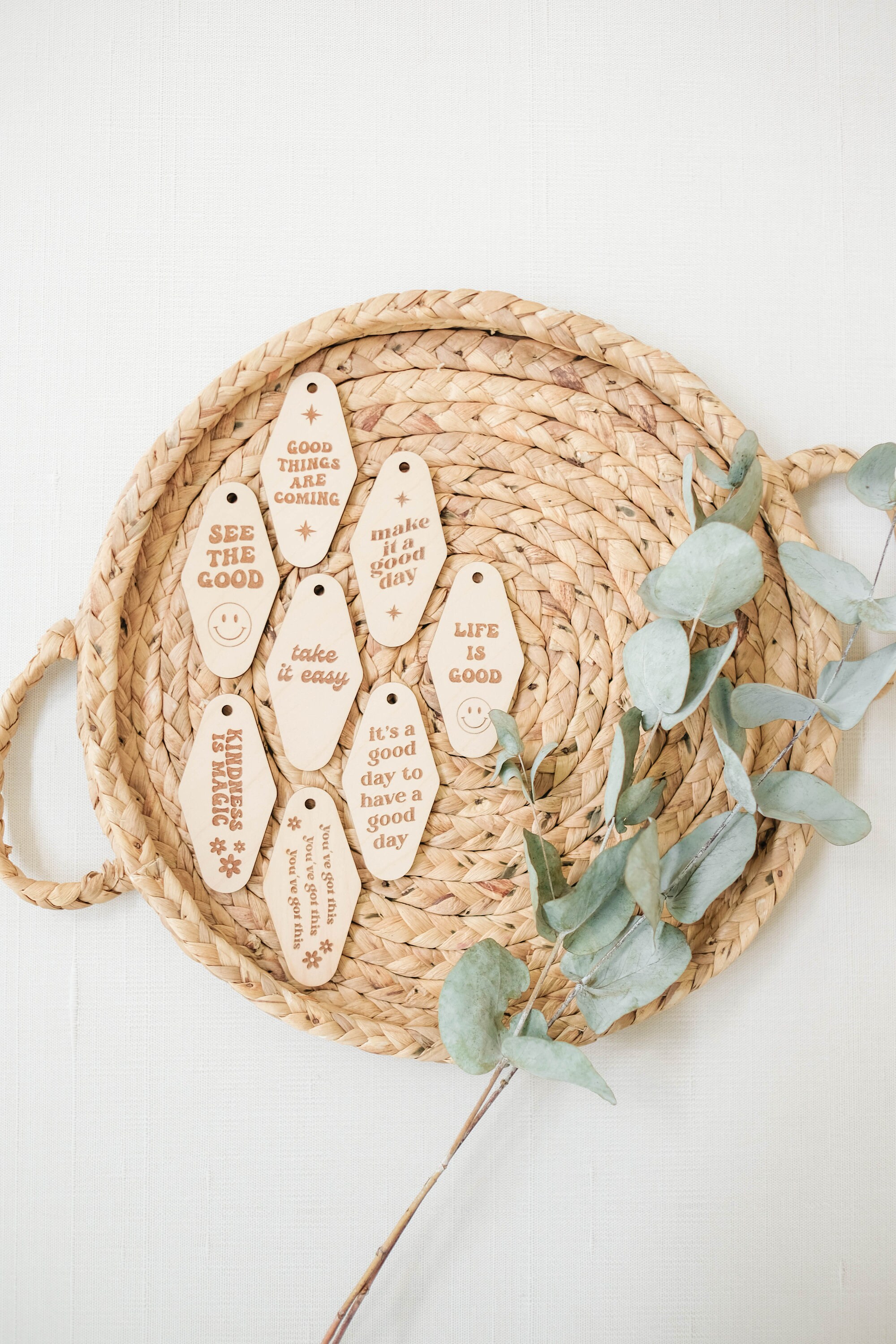 Good Vibes Keychains Retro Keychains Motel Keychains Hotel Keychains ...