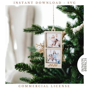 Ornament filmstrip - ornament foto - aandenken kerstcadeau - gepersonaliseerd kerstcadeau - foto aandenken - baby - bruiloft - cadeau senior
