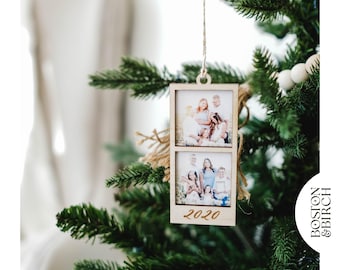 Filmstrip Ornament - Photo Ornament - Keepsake Christmas Gift - Personalized Christmas Gift - Photo Keepsake - Baby - Wedding - Senior Gift