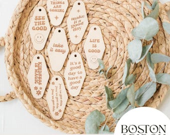 Positive Affirmation Keychain SVG File, Laser Cut Design (Digital Download)