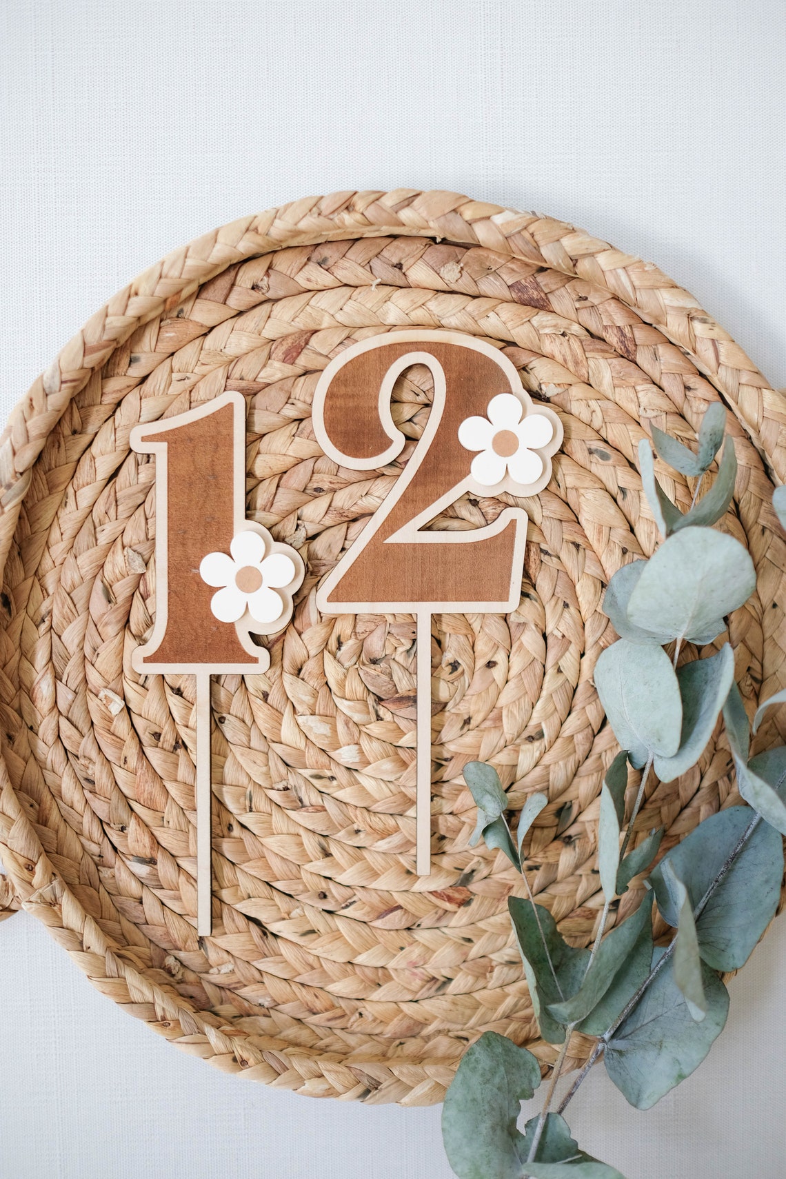 Daisy Cake Topper Boho Birthday Decor Retro Cake Toppers Girl Birthday