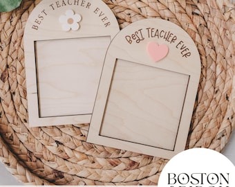 Regalo para profesores SVG: Portanotas adhesivas, archivo cortado con láser (descarga digital)