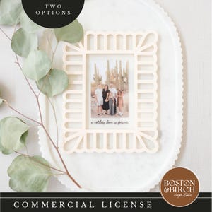 Cornice per foto galleggiante SVG / Regalo fotografico per la festa della mamma / File tagliato al laser / Download digitale SVG / Regalo fai da te per la mamma / Regalo sentimentale /