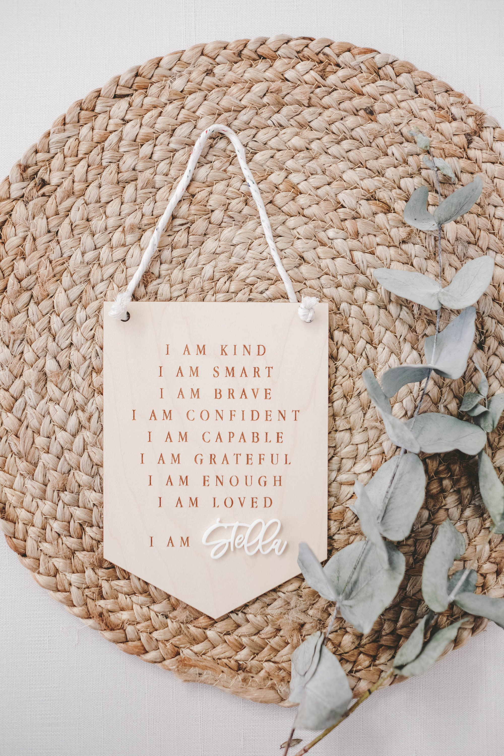 Positive Affirmation Sign SVG – Laser Cut Nursery Decor (digital ...