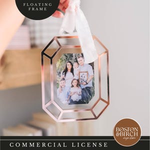 Schwimmender Fotorahmen SVG | Muttertag Foto Geschenk | Laser-Schnitt-Datei | SVG Digitaler Download | DIY Geschenk für Mama | Sentimentales Geschenk |